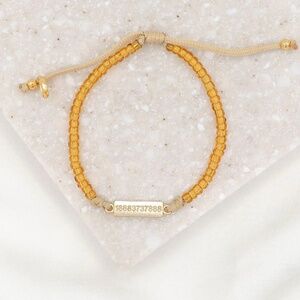 Freedom Human Trafficking Awareness Bracelet Gold My Saint My Hero NWT